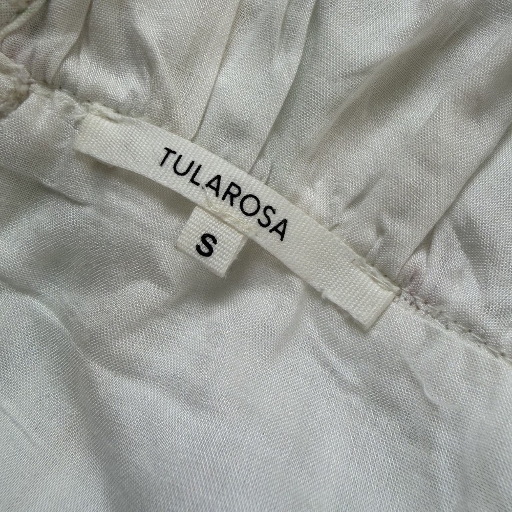 Tularosa Floral Mini Dress Small Ruffle Cottagecore Coquette Pastel Sundress - Picture 9 of 9